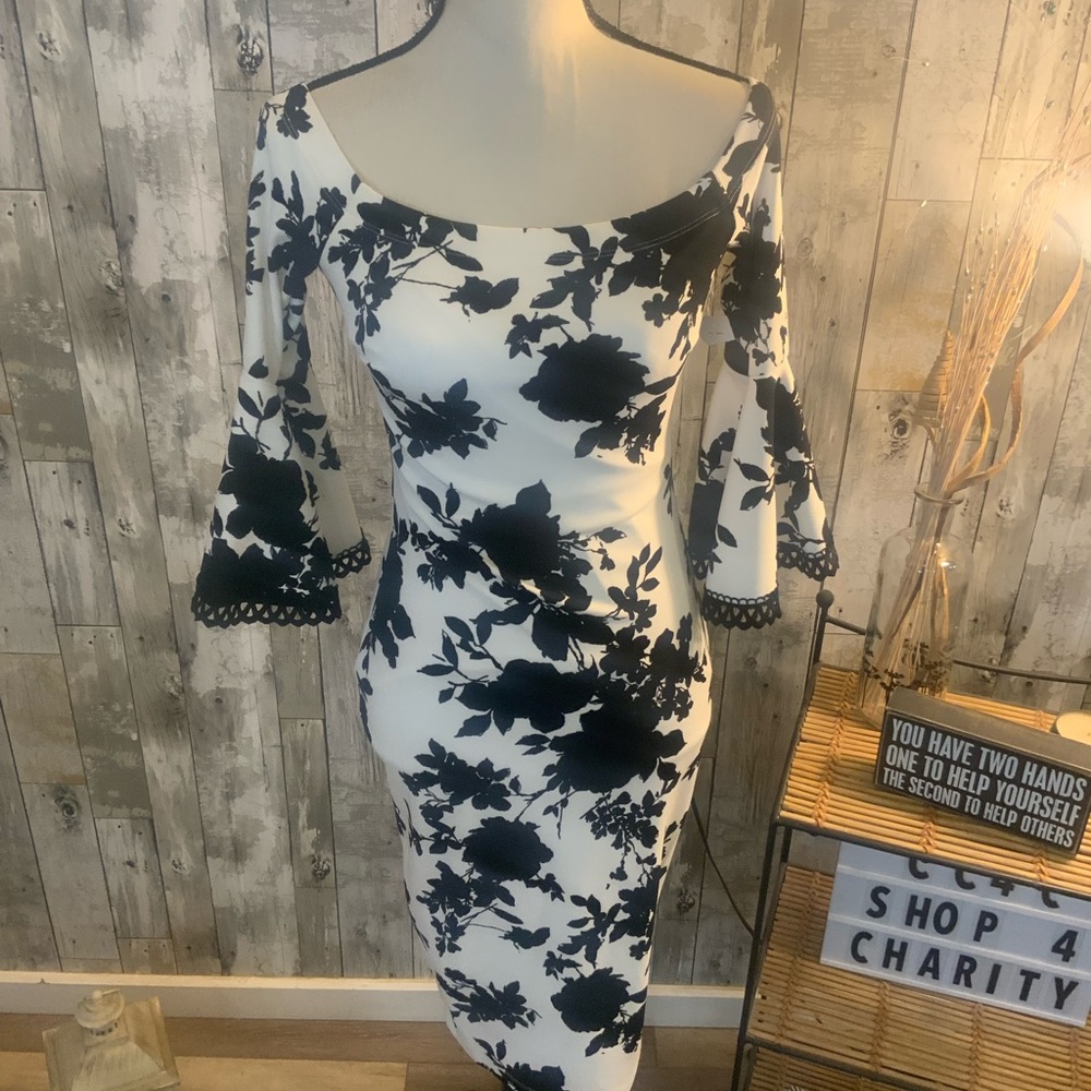 Premier Amor off shoulder dress. Size 2. NWT